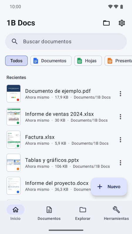 1B Docs: Documentos recientes