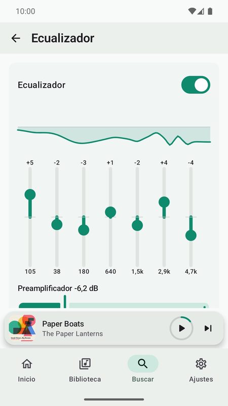 1B Music: Ecualizador paramétrico con perfiles AutoEQ