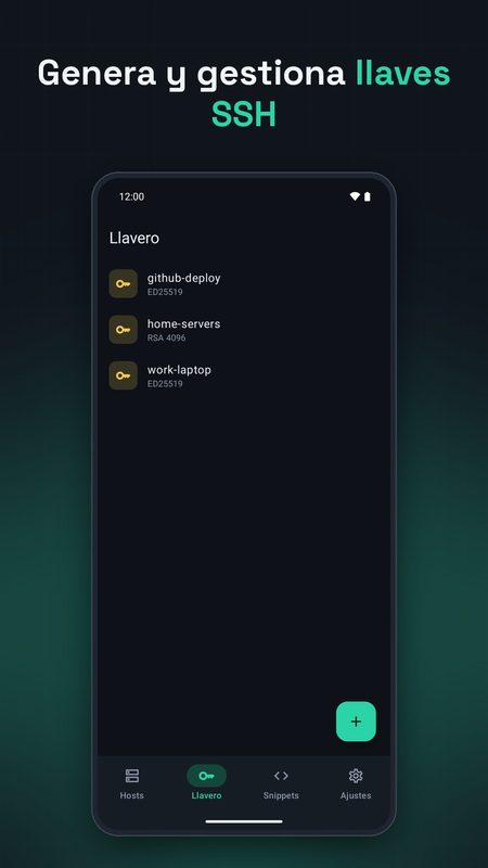 1B Terminal: Llavero Ed25519 y RSA