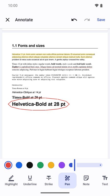 1B Docs: Annotate PDFs