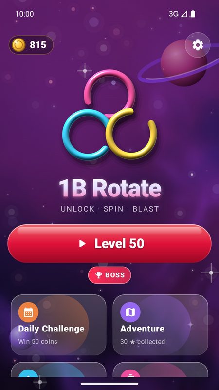 1B Rotate: Home screen