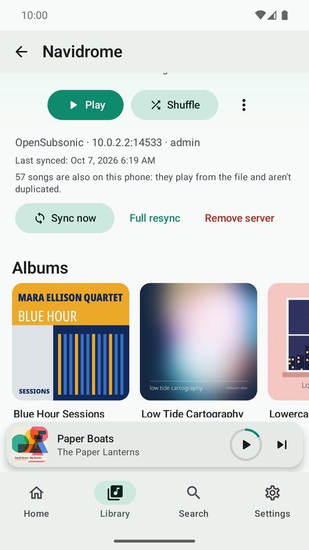 1B Music: Your Navidrome, Jellyfin or Plex server